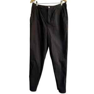 ASOS Tailored Tapered Black Pant Size 10 Pockets Belt Loops Office Casual $45